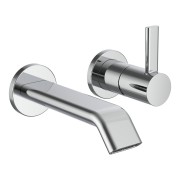 Meda mitigeur de lavabo mural pour simibox 2-point bec fixe 150 mm chromé - LAUFEN HF506622100000 