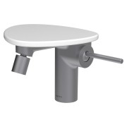 Ada mit bidet tablette np bec 110 mm av vid clic-clac pvd inox/blanc mat - LAUFEN HF506710502060 
