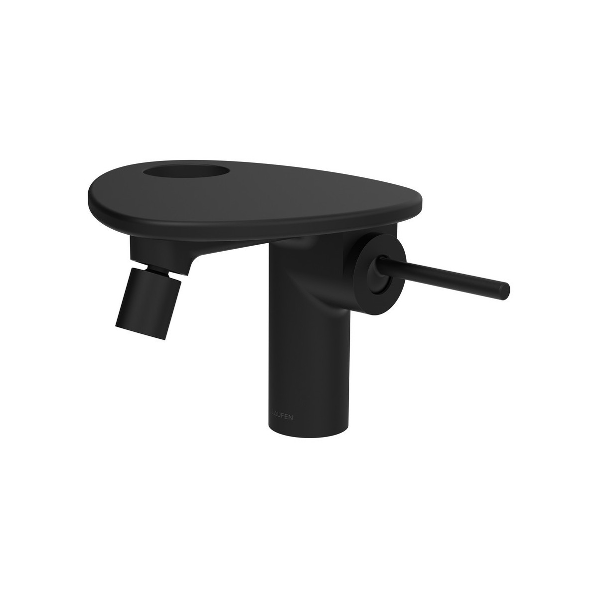 Ada mit bidet tablette percée bec 110 mm av vid clic-clac pvd noir/noir mat - LAUFEN HF506710513000 