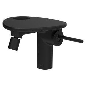 Ada mit bidet tablette percée bec 110 mm av vid clic-clac pvd noir/noir mat - LAUFEN HF506710513000 
