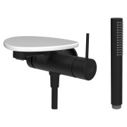 Ada mit b à enc tablette np bec 170 mm pvd noir/blanc brillant - LAUFEN HF506765511060 