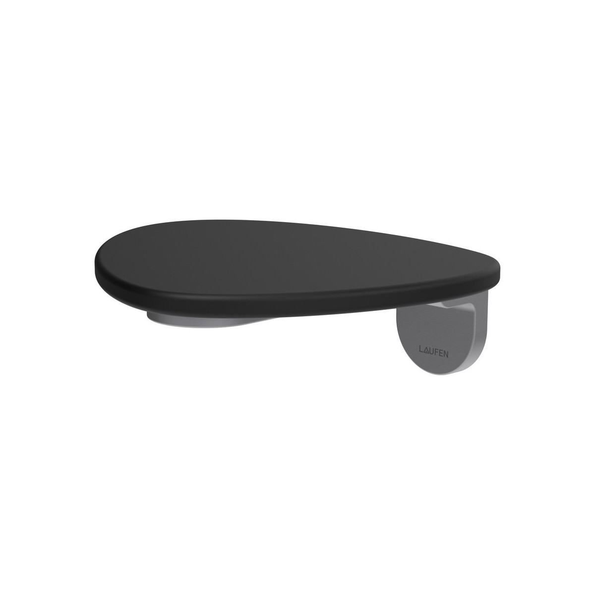 Ada tablette murale non percée pvd inox/noir mat - LAUFEN HF506790503060 