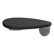 Ada tablette murale non percée pvd inox/noir mat - LAUFEN HF506790503060 