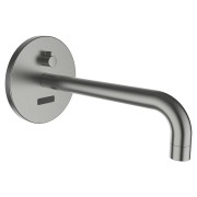 Twintronic mit lav électr à enc av simibox bec 225 alim pile pvd couleur inox - LAUFEN HF707024423060 