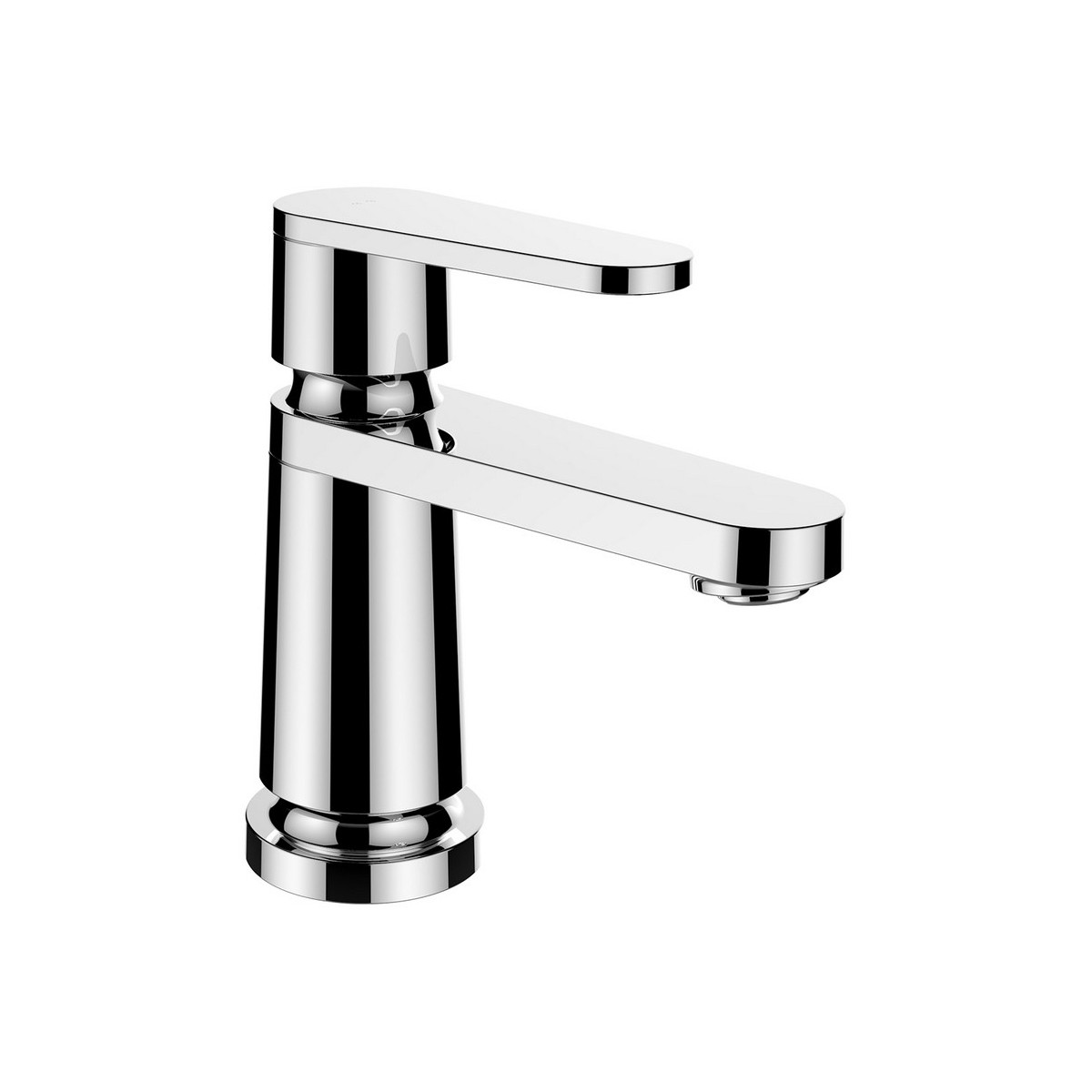 The new classic mitigeur de lavabo monotrou bec fixe 105mm sans vidage chromé - LAUFEN HF900502100000 