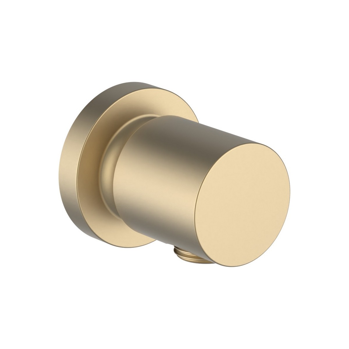 The new classic coude mural pour raccordement flexible de douche pvd or pâle mat - LAUFEN HF900559462000 