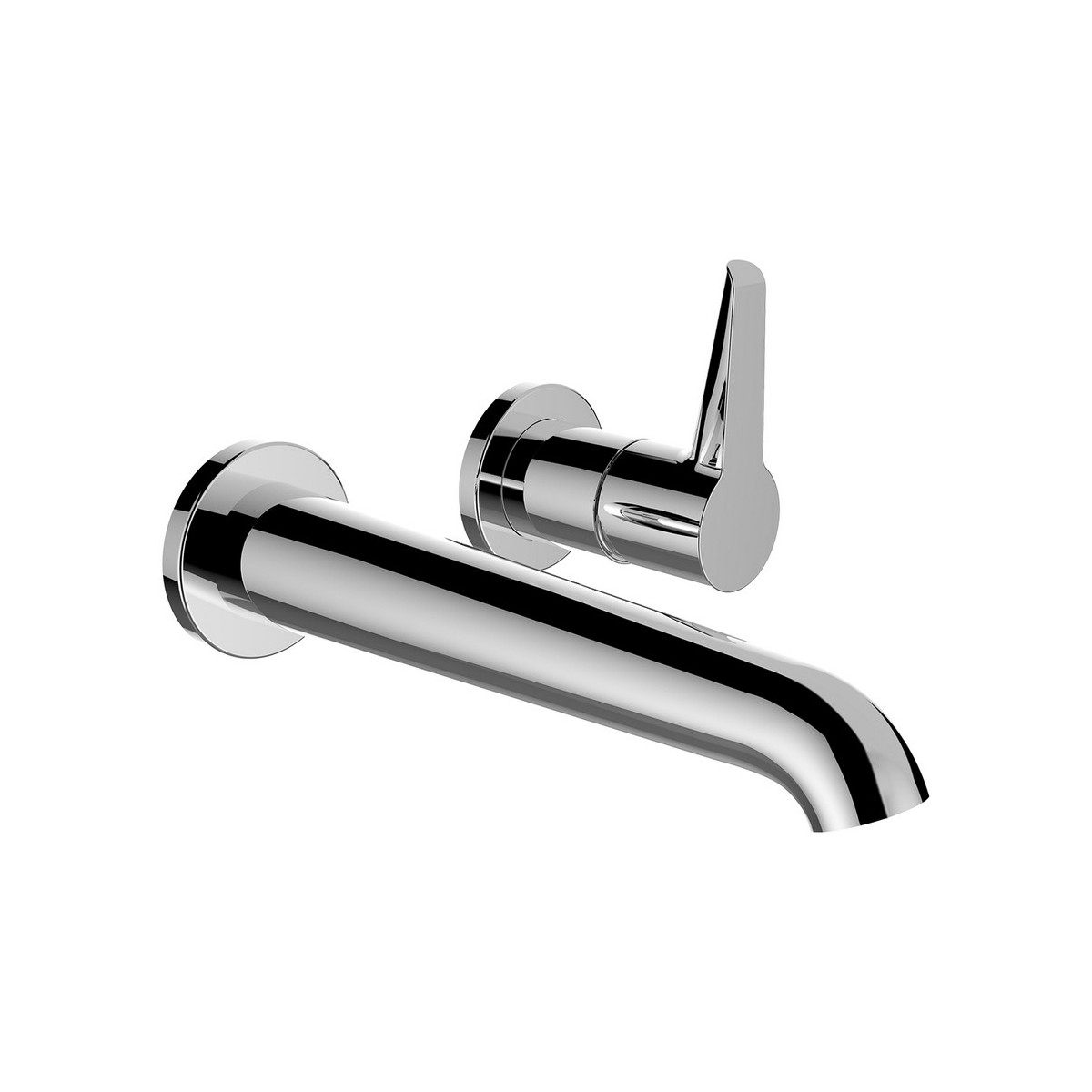 Pure mitigeur de lavabo encastré pour simibox 2-point bec fixe180mm chromé - LAUFEN HF901722100000 