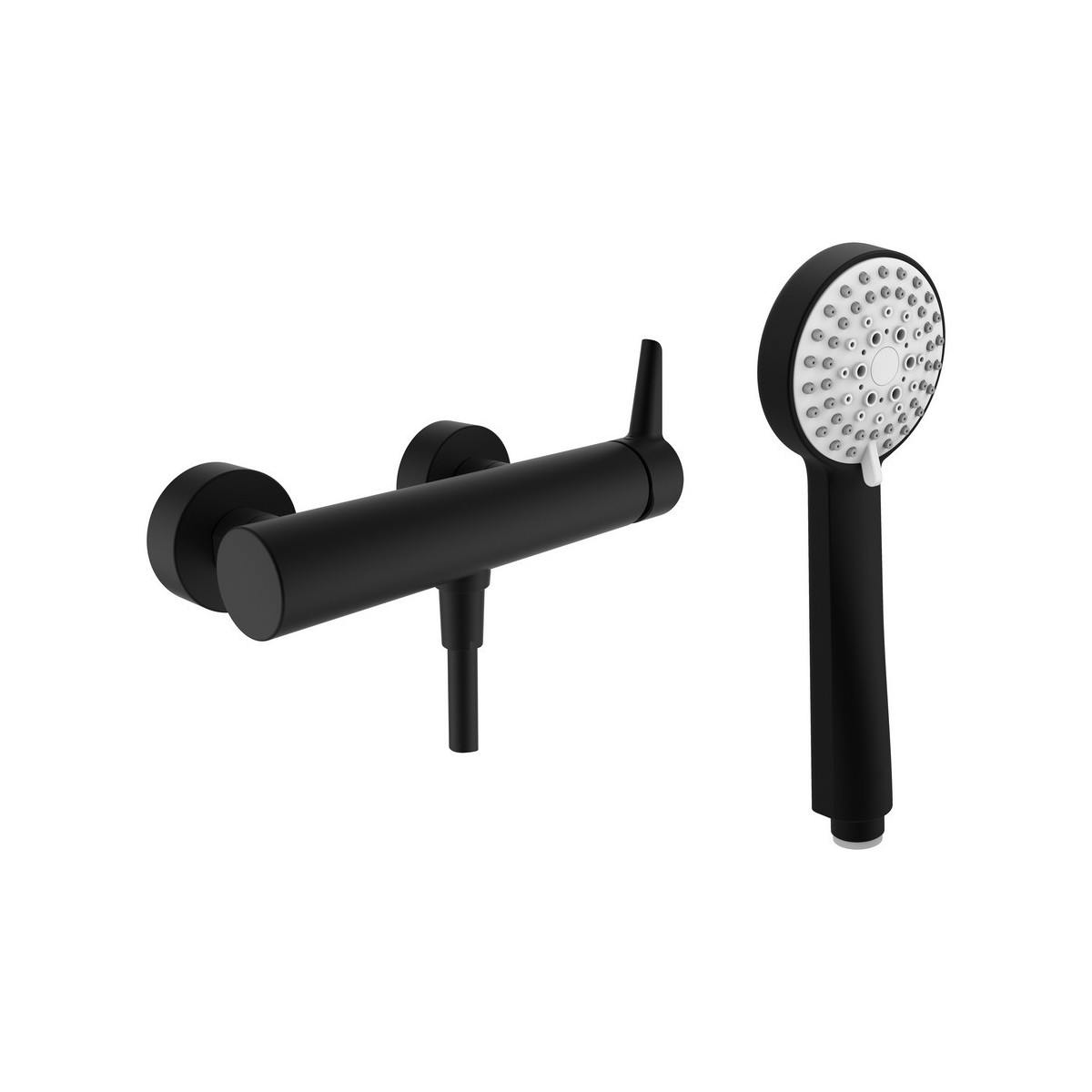 Pure mit de d mural à levier unique pvd titane noir mat - LAUFEN HF901750428600 