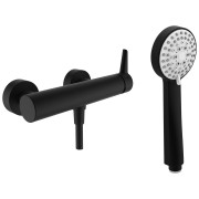 Pure mit de d mural à levier unique pvd titane noir mat - LAUFEN HF901750428600 