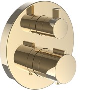 City therm mitigeur thermostatique encastré bain douche façade or - LAUFEN HF905475463000 