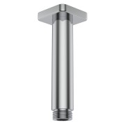 Bras de plafond pour pomme de douche pluie avec rosace carrée 100mm chromé - LAUFEN HF960099100001 