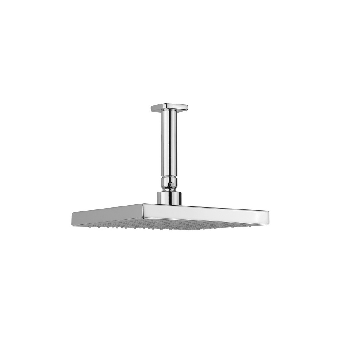 Pomme de douche complète carrée 202 x 202 mm chromé - LAUFEN HF960107100001 