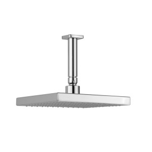 Pomme de douche complète carrée 202 x 202 mm chromé - LAUFEN HF960107100001 