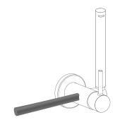 Accessoire porte-serviettes Study Graphite  - TRES 03412401GR 