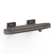 Robinet thermostatique mural pour douche Over-wall Graphite  - TRES 19016405GR 