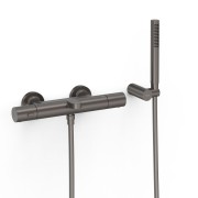 Robinet thermostatique mural pour baignoire et douche Over-wall Graphite  - TRES 19017429GR 