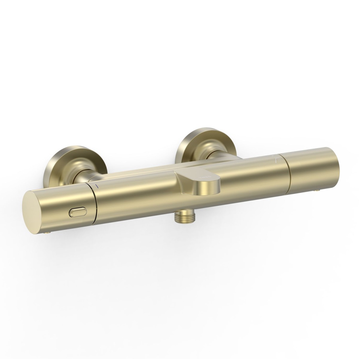 Robinet thermostatique mural pour baignoire et douche Over-wall Cava doré  - TRES 19017402CA 