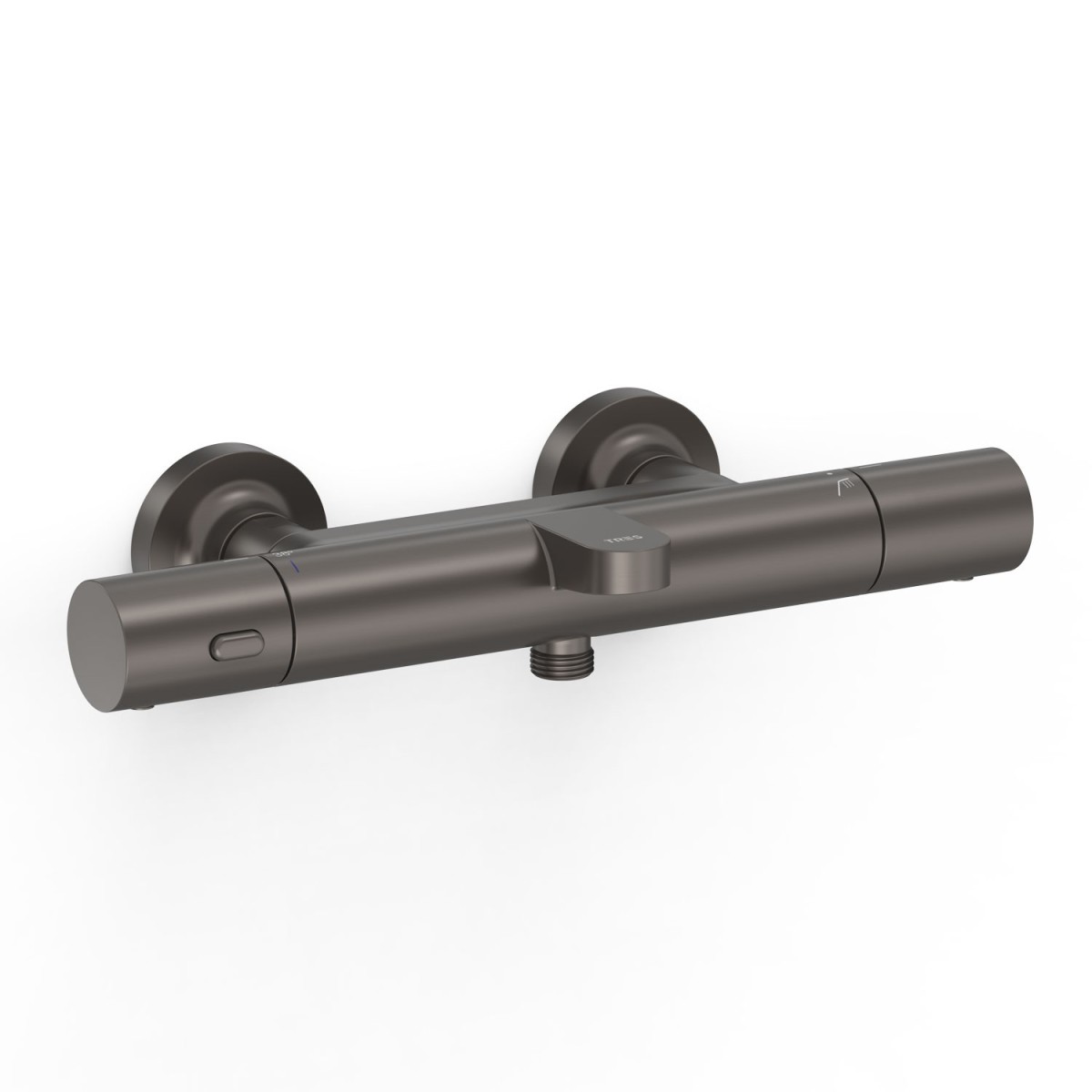 Robinet thermostatique mural pour baignoire et douche Over-wall Graphite  - TRES 19017402GR 