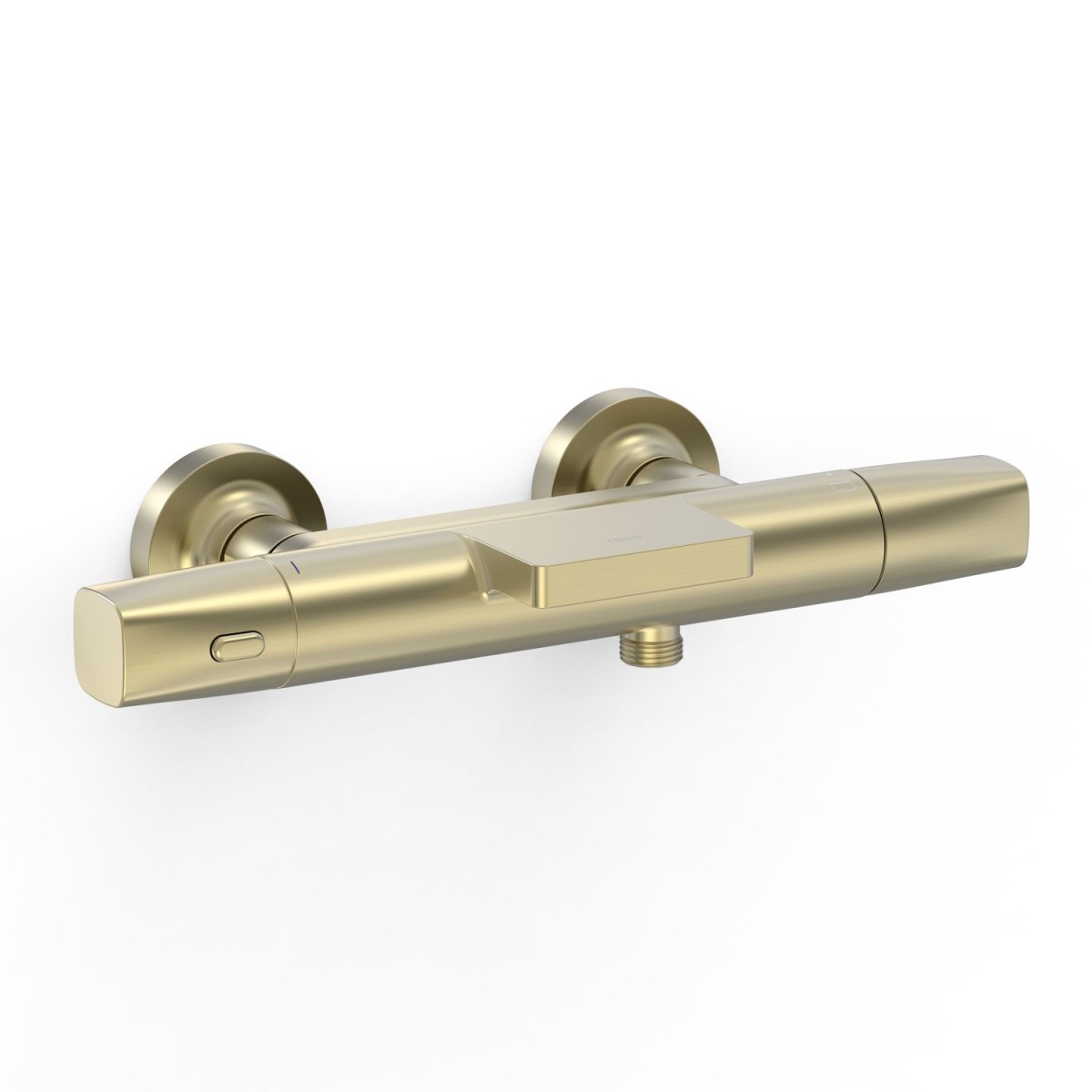 Robinet thermostatique mural pour baignoire et douche Over-wall Cava doré  - TRES 19017414CA 