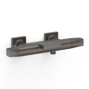 Robinet thermostatique mural pour baignoire et douche Over-wall Graphite  - TRES 19017415GR 