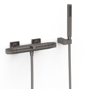 Robinet thermostatique mural pour baignoire et douche Over-wall Graphite  - TRES 19017459GR 