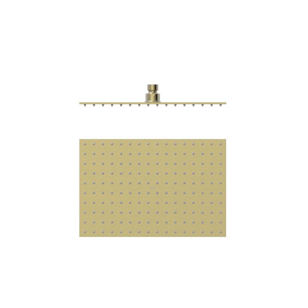 Pommeau de douche Extra-fin 300x200 Cava doré  - TRES 134315007CA 