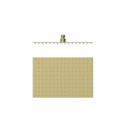 Pommeau de douche Extra-fin 300x200 Cava doré  - TRES 134315007CA 