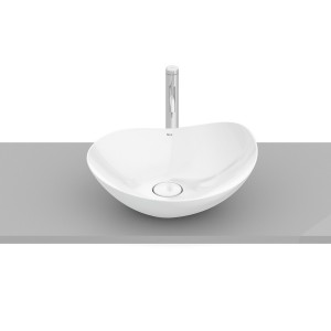 Ohtake vasque à poser en fineceramic 467 x 405 mm blanc brillant - ROCA A327A1N000 