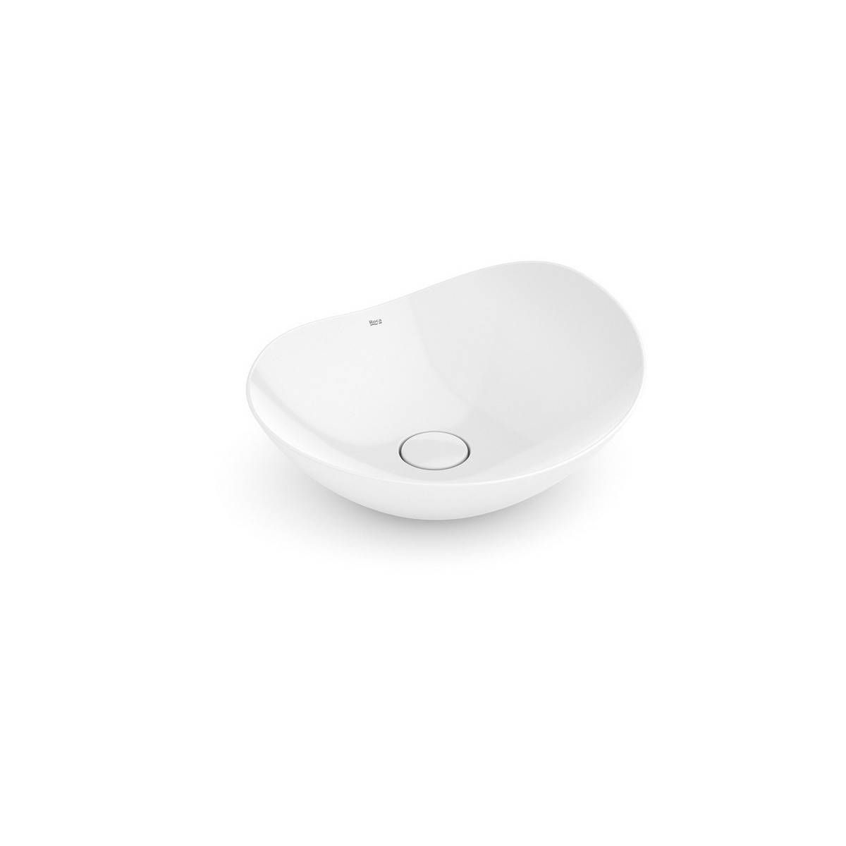 Ohtake vasque à poser en fineceramic 467 x 405 mm blanc brillant - ROCA A327A1N000 