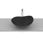 Ohtake vasque à poser en fineceramic 467 x 405 mm noir mat - ROCA A327A1N080 