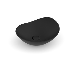 Ohtake vasque à poser en fineceramic 467 x 405 mm noir mat - ROCA A327A1N080 