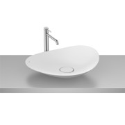 Ohtake vasque à poser en fineceramic 623 x 385 mm blanc mat - ROCA A327A1P620 