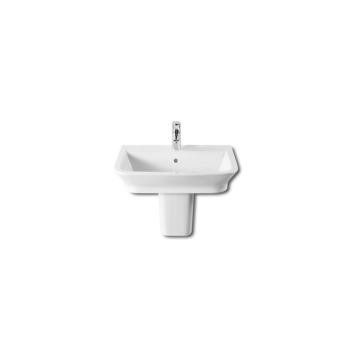 Meridian demi colonne blanc brillant - ROCA A337471000 