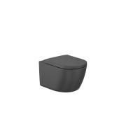 Meridian cuvette suspendue rimless vortex fixations cachées noir mat 540x360 - ROCA A346747080 