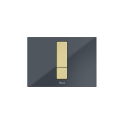 Ps4 panneau frontal pour combiner avec boutons ps4 dual verre anthracite brillan - ROCA A8905213AA 