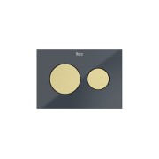 Ps3 panneau frontal pour combiner avec boutons ps3 dual verre anthracitebrillant - ROCA A8905233AA 