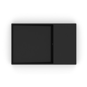 Horizon vasque dash 600x380 mm noir mat - ROCA A32727908B 