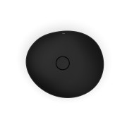 Ohtake vasque à poser en fineceramic 467 x 405 mm noir mat - ROCA A327A1N080 