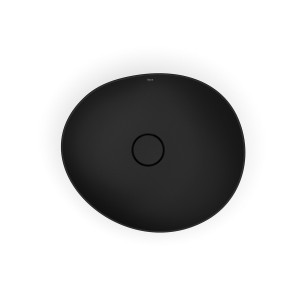 Ohtake vasque à poser en fineceramic 467 x 405 mm noir mat - ROCA A327A1N080 