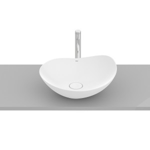 Ohtake vasque à poser en fineceramic 467 x 405 mm blanc mat - ROCA A327A1N620 