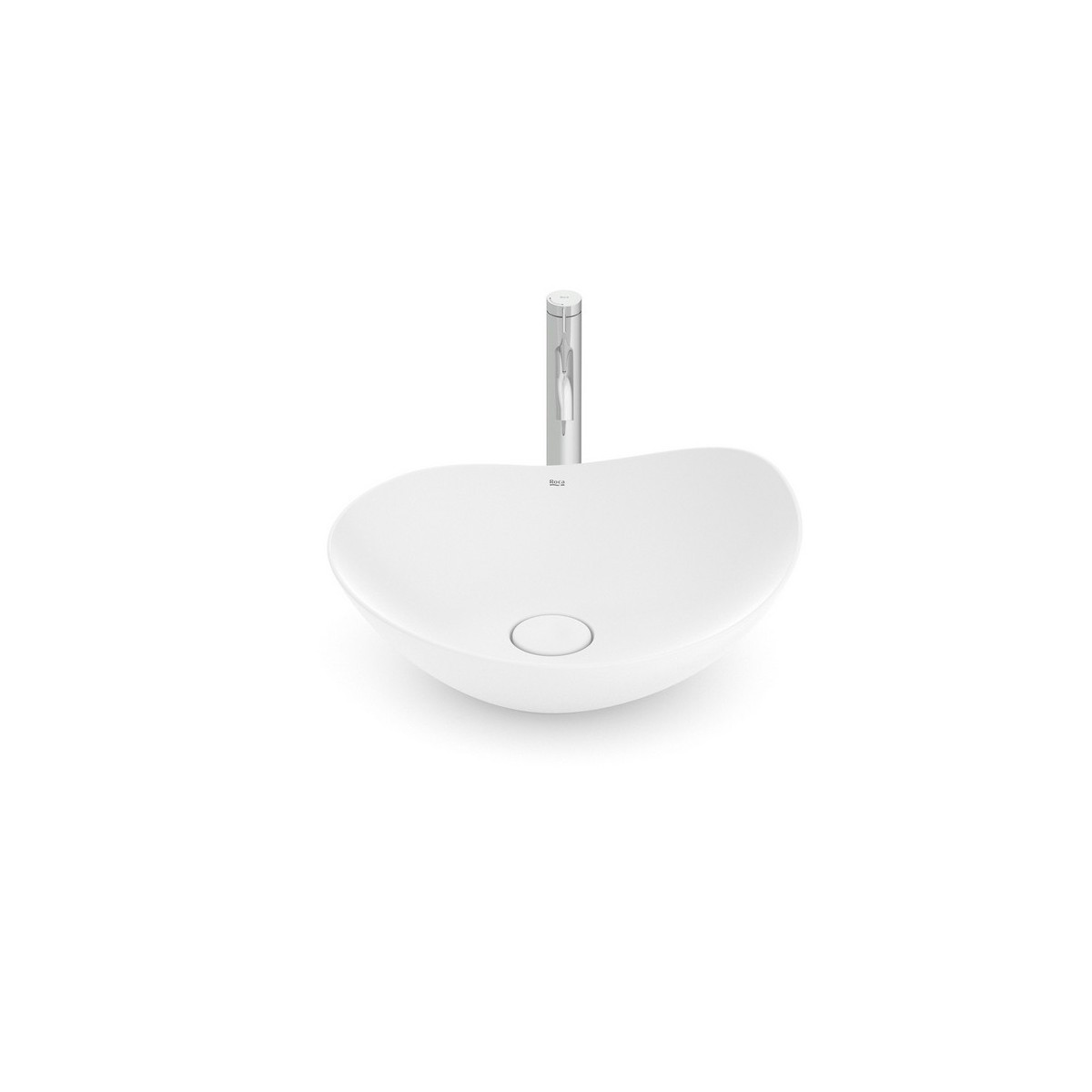 Ohtake vasque à poser en fineceramic 467 x 405 mm blanc mat - ROCA A327A1N620 