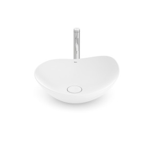 Ohtake vasque à poser en fineceramic 467 x 405 mm blanc mat - ROCA A327A1N620 