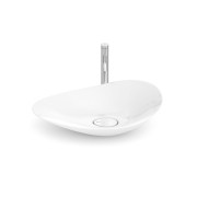 Ohtake vasque à poser en fineceramic 623 x 385 mm blanc brillant - ROCA A327A1P000 