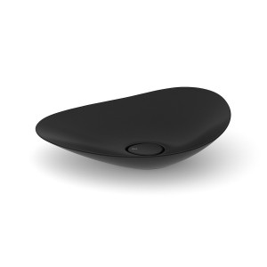 Ohtake vasque à poser en fineceramic 623 x 385 mm noir mat - ROCA A327A1P080 