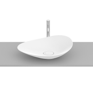 Ohtake vasque à poser en fineceramic 623 x 385 mm blanc mat - ROCA A327A1P620 