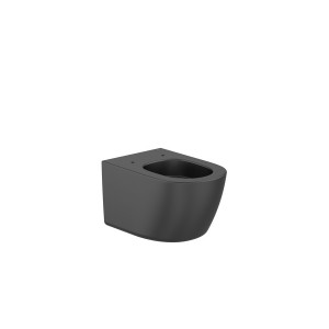 Meridian cuvette suspendue rimless vortex fixations cachées noir mat 540x360 - ROCA A346747080 