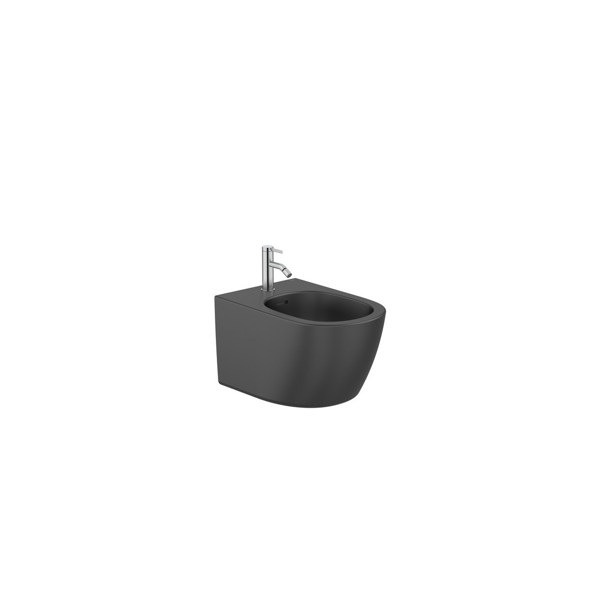 Meridian bidet suspendu noir mat - ROCA A357745080 