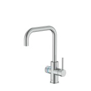 Aquafy mitigeur évier à bec tube à double sortie chromé - ROCA A5A8C3GC00 