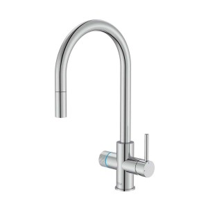 Aquafy mitigeur évier à bec tube à double sortie chromé - ROCA A5A8D3GC00 