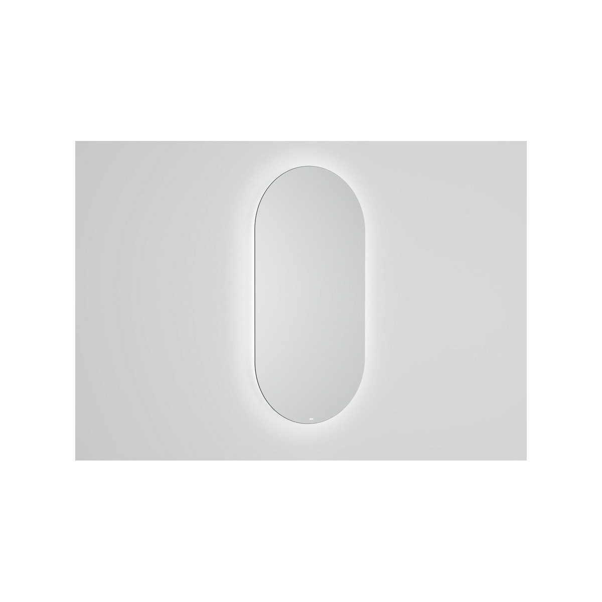 Luna miroir ovale avec éclairage d’ambiance led 900x450mm - ROCA A812429000 